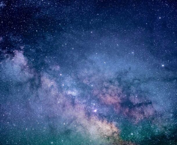 Image of a galaxy in the night sky used for testing purposes.